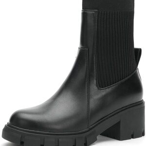 Black Chelsea Ankle Boots 8